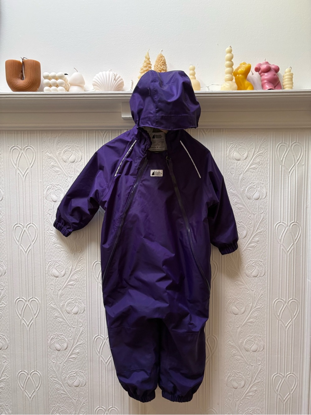 MEC Kids One Piece Rain Suit in Purple